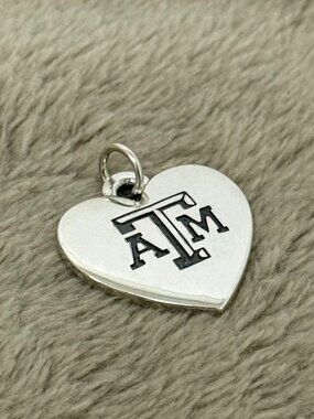 Texas A&M University Classic Heart Charm